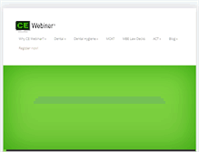 Tablet Screenshot of cewebinar.com